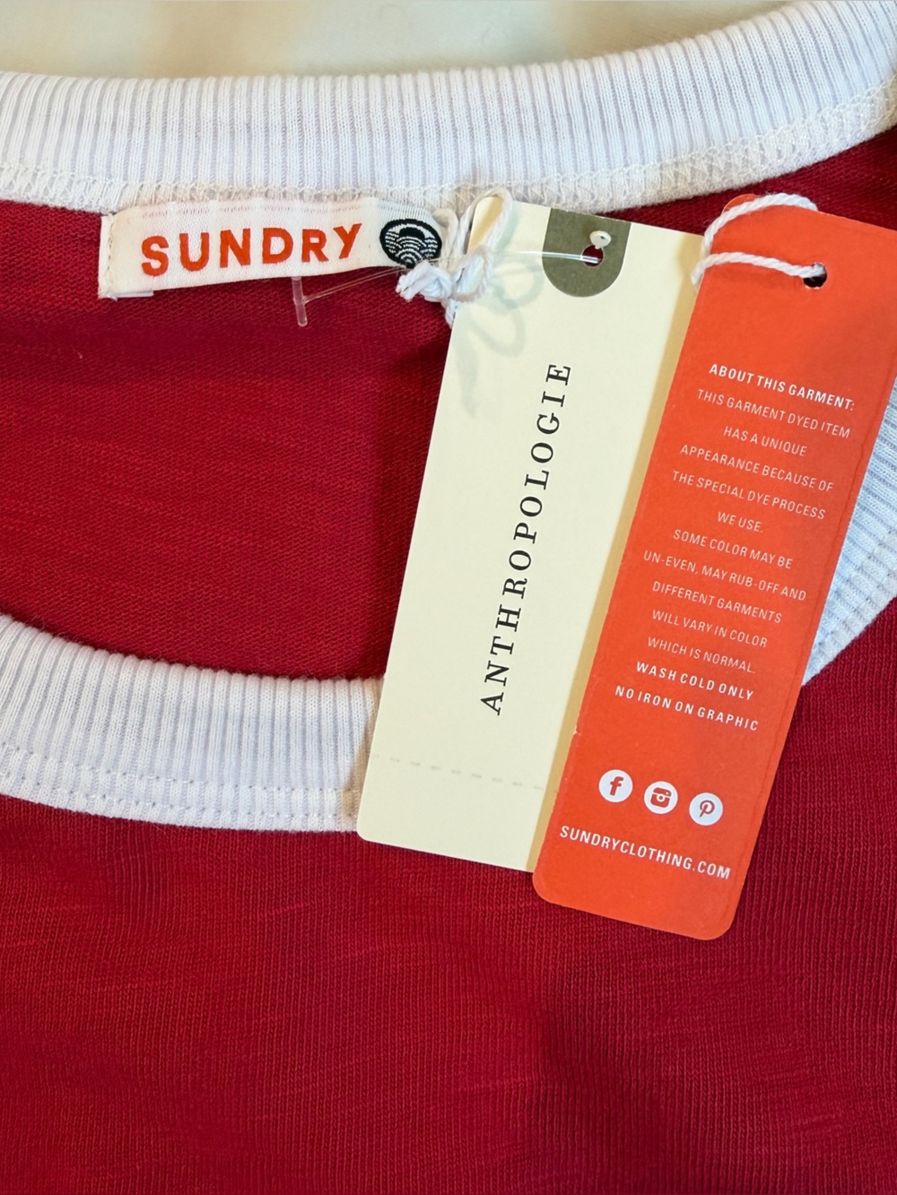 Anthropologie Sundry Après Rugby Tee - Picture 5 of 6